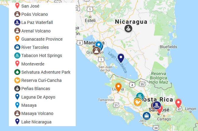 Коста Рика и Никарагуа